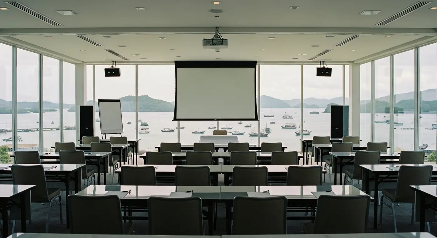 Labuan Bajo Conference Venue — Sea-View Meetings & Plenaries