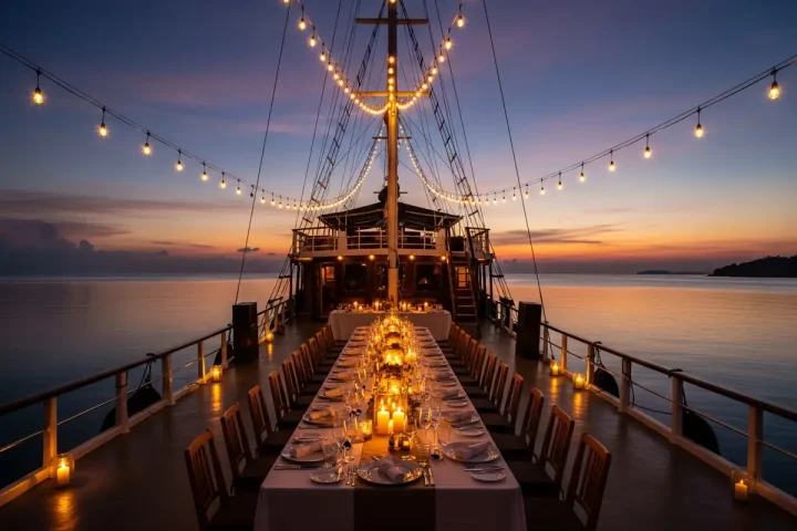 Hosting a Gala Dinner on a Phinisi: A Planner's Guide