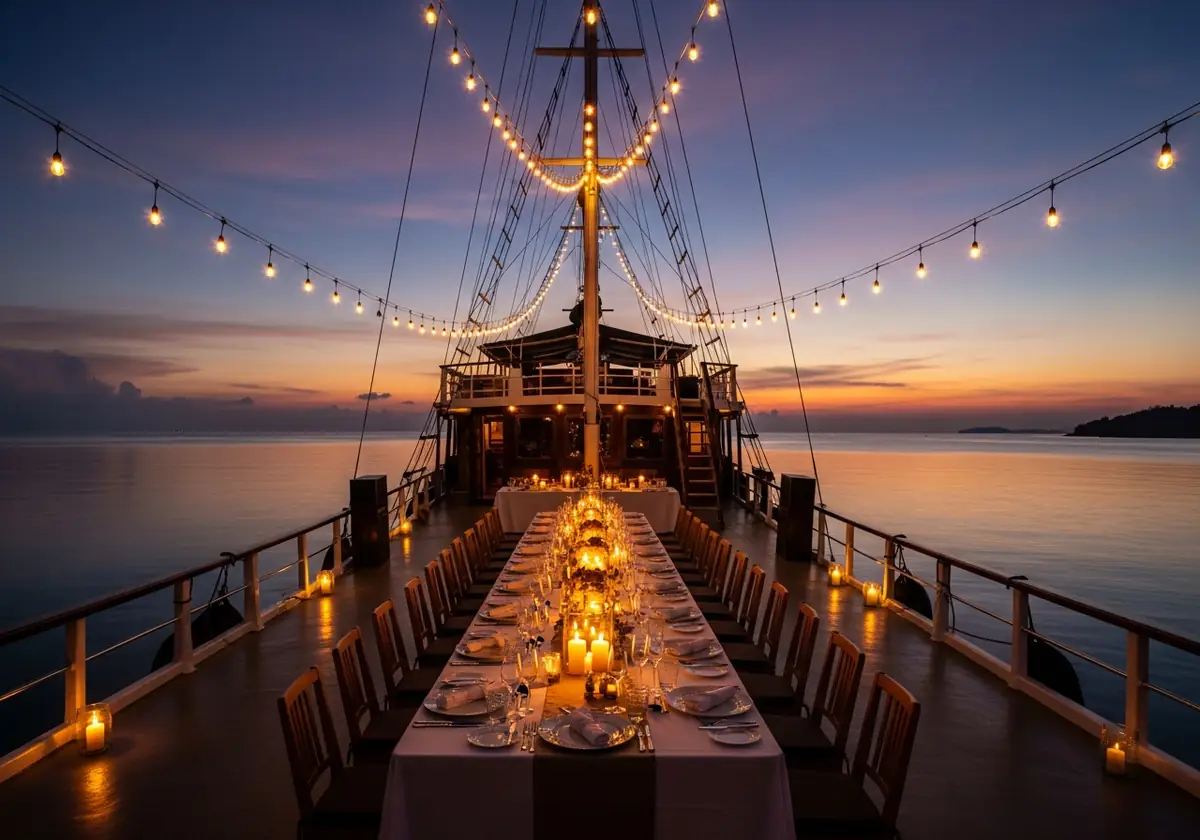 Hosting a Gala Dinner on a Phinisi: A Planner's Guide